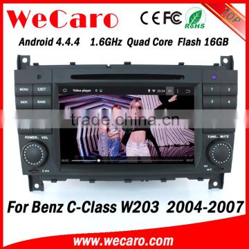 Wecaro WC-MB7508 Android 4.4.4 car gps radio touch screen for benz w203 dvd 2004 - 2007 Steering Wheel Control