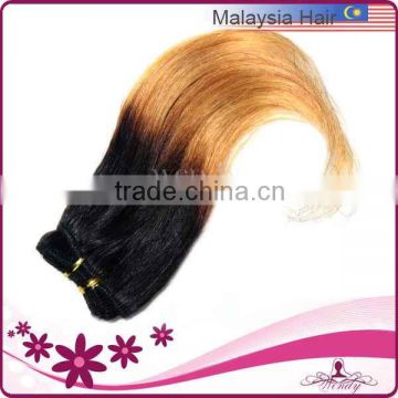 Black/Blonde Ombre Malaysian Hair for White Women