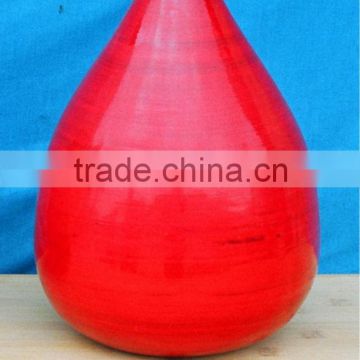 laminated bamboo vase