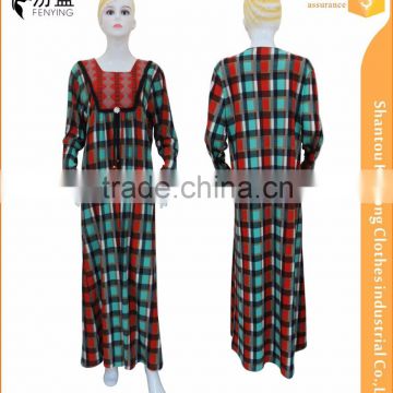 Flannel Latest Style Abaya Collection models islamic Abayas with metal decorate
