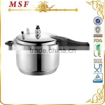 Majestic professional 304 stainless steel pressure cooker with whistle & gasket easy to use MSF-3776                        
                                                Quality Choice