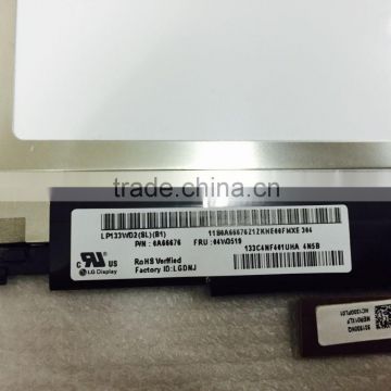 LP133WD2(SL)(B1) LCD Touch Digitizer with bezel FRU 04W3519 for Lenovo Ideapad Yoga 13