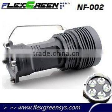Flexgreen 5xXML T6 40w 4000lm high bright led search flashlight