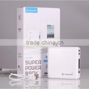 Perfume design, portable AC charger,power bank lithium polymer battery 8400mah