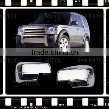 For LAND ROVER DISCOVERY 3 Chrome Door Mirror Cover Rim Frame