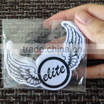 uv printing wing stickers (M-A417)