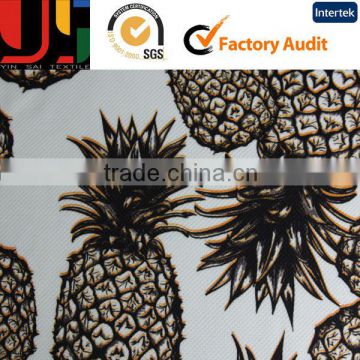2014 new style pineapple print fabric for Women Dress