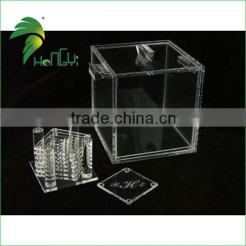 Custom Shape Low Price Hot Sale Clear Acrylic Gift Box