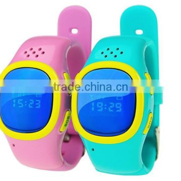 GPS tracking wristwatch kids smart watches ios and android t107