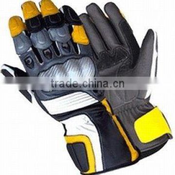 DL-1481 Leather Motorbike Gloves