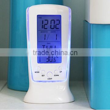 Small Weather Station with Good Look Thermometer and Digital Alarm Clock