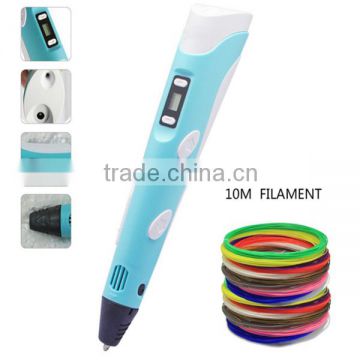 New Fashion Wholesale 3D Writing Plastic The Printed Pen Site