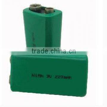 High quality NI-MH battery 9V 220mAh