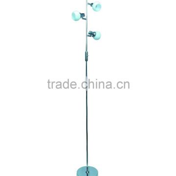 Hot sale special design with three lamps on the led floor lamp