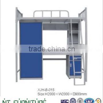 Hot selling iron domitory bed /bunk bed for adult/hidden wall bed