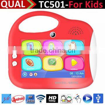 5 inch RK2926 education kid's tablet external 3g model christmas gifts Cortex A9 1.3GHz 800*480 Pixels HD Screen B