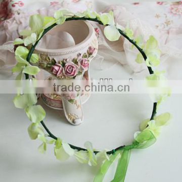 Elegant Flower Head Wreath Garland For Wedding Prom Party And Christmas Decoration