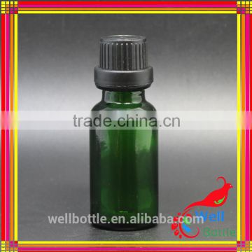 20ml glass dropper bottle with green glass bottle for electric smoke oil bottle