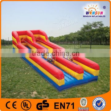 Bungee run, inflatable interactive attration pull match