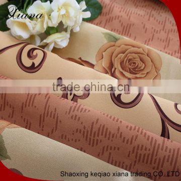Spring blackout curtain , fabric rose flower/leaf wreath wholesale