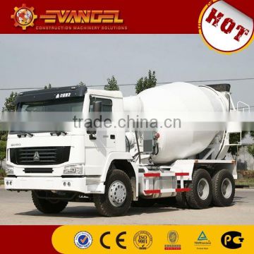 electric portable concrete mixer HOWO brand concrete mixer truck from China