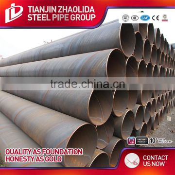 X65 sprial welded oil gas SSAW steel pipes with API 5L