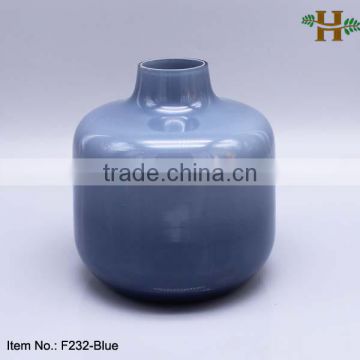 New Products Narrow Mouth Vase Round Glass Vase