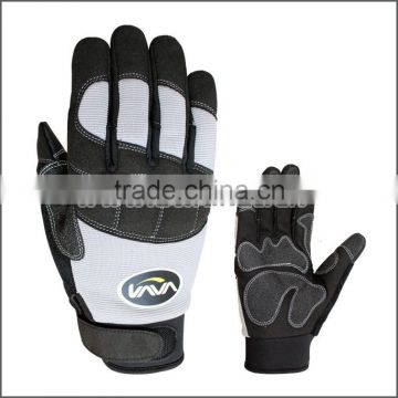 Good knuckle protection Synthetic Leather impact gloves