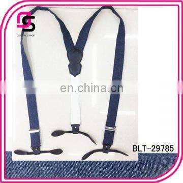 Latest design denim suspender,Jeans suspender,fabric suspender