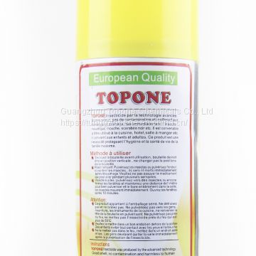 TOPONE Brand 300ml Household Product Insecticide Aerosol Spray