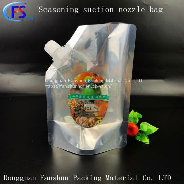 200g food grade packaging Bag Seasoning pepper powder suction nozzle bag Salt flavored chicken essence aluminized composite self
