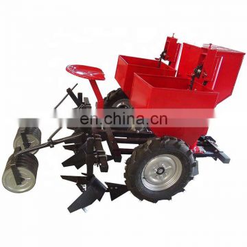Tractor mounted 3 point linkage  a two-row potato planter with fertilizer