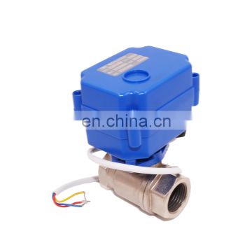 2-way 3-6V battery operated water valve ball valve for water automatic control flow equipment