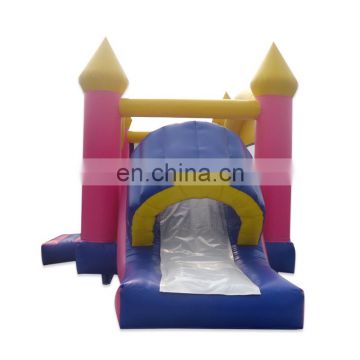 PVC Material Commercial-Inflatable Bouncy Jumper Bouncer Combo Pink Bounce House  For Children