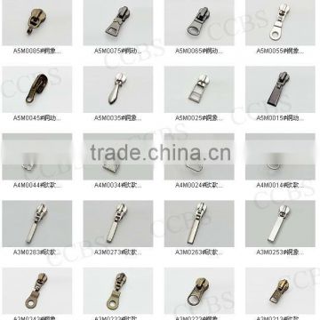 High Quality No.5 Metal Zipper slider with Pullers Series