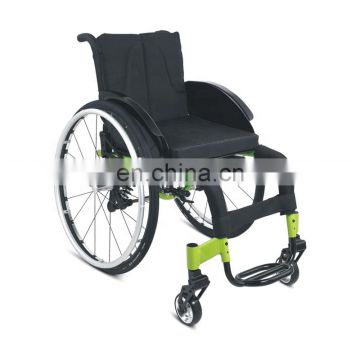 Sport Active Manual Wheelchair 2020 Aluminum Rigid Ultra Lightweight Leisure Rehabilitation Therapy Supplies 79*60*59cm Topmedi