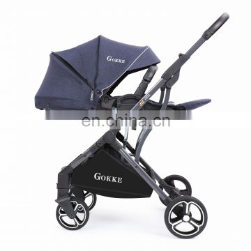 Removeable Baby Stroller Pram Carriage easy folding pram baby strollers with warm cushion
