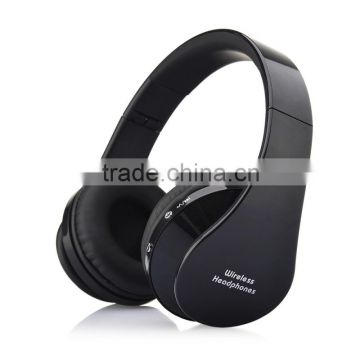 Classic black comfortable and secure fit headband Wireless bluetooth headphones