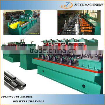 Color Steel Welded Pipe Roll Forming Making Line Equipment Manufacturer