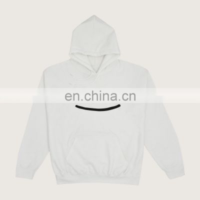 western unique casual custom 350g heavy felted cotton solid color cute hoodies for men