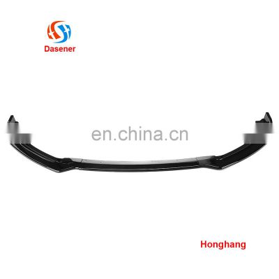 Honghang Manufacture 3-stage Chin Spoiler Splitter Protector, Front Lip Diffuser Spoiler For Audi A6 C7 Sport 2016 2017 2018