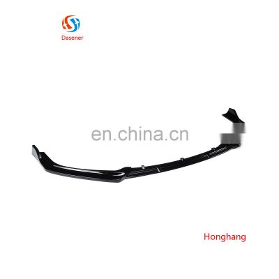 Honghang Auto Accessories Car Parts Front Bumper Lip Gloss Black Colour Front Bumper Lip Spoiler For Sonata 2018-2020