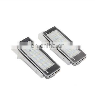 Car Styling LED License Plate Light Lamp FOR Renault Espace MK4 Scenic MK2 Laguna 2 Dacia Duster Lodgy Logan MCV III