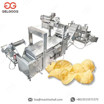 Potato Chips Manufacturing Machine Potato Processing Machine Frozen French Fries Production Line Machinery