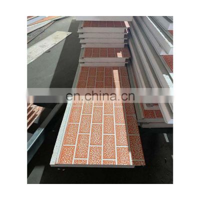 Supermarket concrete wall panel forming machine wall sandwich panel  metal carved sandwich panel