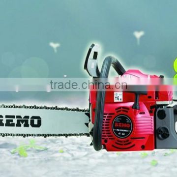 high quality low displacement gasoline petrol 52cc chainsaw wood cutter with CE GS stable chainsaw hot sell garden machine