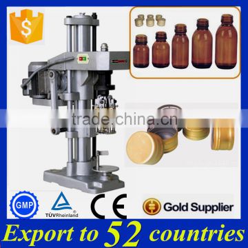 Easy operation aluminium cap capping machine,syrup capping machine