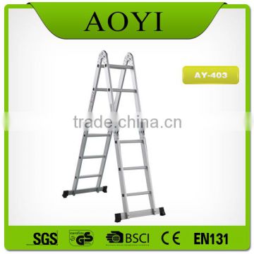 YK New style nonslip lightweight multi-purpose ladder pass ce 12 ft ladder