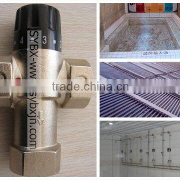 China supplier 1" brass mixing valve for hot and cold water