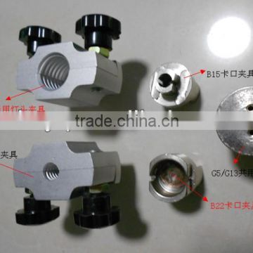Lamp cap torque gauge Lamp cap holder torsion clamp device